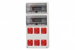 Rozdzielnica LEGATO 32M - gniazda 4x16A 5p, 2x32A 5p /32 moduły/ IP44