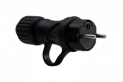 Wtyczka gumowa z uchem 16A 230 IP44