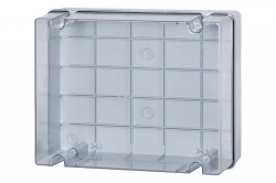Puszka hermetyczna FG 380x300x180 pokrywa przeźroczysta