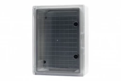 Szafa z tworzywa 300x400x170 mm IP65 drzwi przeźroczyste