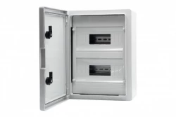 Szafa z tworzywa M 250x350x150 mm IP65 2 rzędy 18 modułów