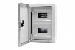 Szafa z tworzywa M 300x400x170 mm IP65 2 rzędy 24 moduły