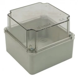 Puszka BS 120x120x100  pokrywa przeźroczysta  IP66