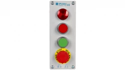 Kaseta kompletna 4-otworowa z nap. LC,KC,KZ,B I 1 przepust M20 24V SP22K404-1