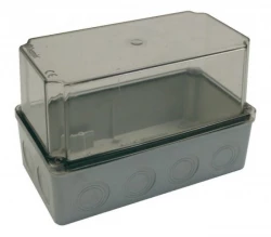 Puszka BS 225x125x140  pokrywa przeźroczysta  IP66