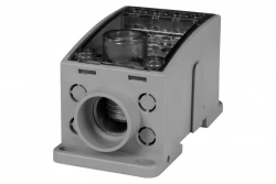 Blok LKN 250A (1x120/4x16 - 2x35,1x25,4x16,4x10) Al/Cu- szary
