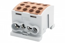 Zacisk HLK 125A-4 (1x35,3x25 / 1x35,3x25) Al/Cu  - brązowy