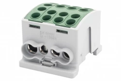Zacisk HLK 125A-4 (1x35,3x25 / 1x35,3x25) Al/Cu  - zielony