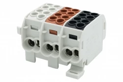 Zacisk HLS 3x100A-2 (1x25,1x16 / 1x25,1x16) /3L/ Al/Cu