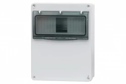 Obudowa R-240 240x190x90mm IP65 okno 8M /8 modułów/ IP 65