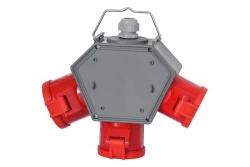 Rozdzielnica POLYBOX - gniazda 2x16A 5p, 32A 5p IP44