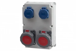 Rozdzielnica R-300 - gniazda 2x16A 5p, 2x230V  IP65