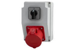 Rozdzielnia RS-KOMBI - gniazda 16A 5p, L/P(16A) IP44