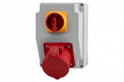 Rozdzielnia RS-KOMBI - gniazda 16A 5p, L/P (16A-Z) IP44