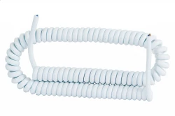 Przewód spiralny 05VVH8-F 3x1,5mm2 - 5m - biały