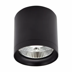 CHLOE AR111 ANTI-GLARE  GU10 230V IP20 118x110mm BLACK ROUND SLIP005059