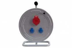 Rozgałęźnik na bębnie metalowym MAKARA-370 16A 5p, 2x230V  IP44