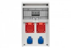 Rozdzielnica ULISSE 12M - gniazda 2x16A 5p, 2x230V /12 modułów/