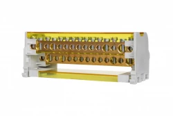Blok rozdzielczy dwubiegunowy LBR - 215 (125A - 2x15 otworów)