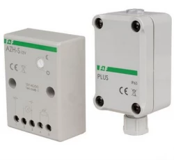 Automat zmierzchowy montaż natynkowy 16A 12V IP20 AZH-S-PLUS-12V