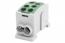 Zacisk HLK 125A-2 (1x35,1x25 / 1x35,1x25) Al/Cu  - zielony