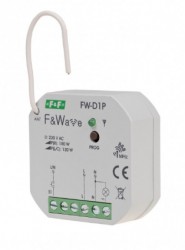 FW-D1P Radiowy ściemniacz uniwersalny 230V - montaż p/t 85-265V AC/DC