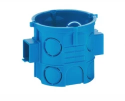 Puszka podtynkowa 60mm głęboka niebieska S60D 34057203