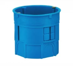 Puszka podtynkowa 60mm głęboka z wkrętami niebieska Z60Dw 34035203 /50szt./