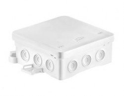 Puszka naścienna 100x40x100mm z dławnicą zintegrowaną samozatrzaskowa seria FASTBOX biała IP54 NS7 35349106