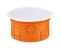 Puszka podtynkowa 80mm z pokrywą pomarańczowa Z 80KF 33073008 /30szt./