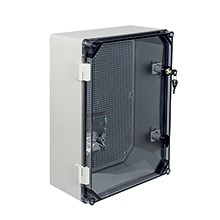 Obudowa 400x300x166mm IP65 z płytą montażową transparentna UNIbox Uni-1/T 43.11
