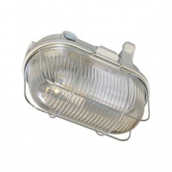 HERMI 7063NB Oprawa kanałowa MAX100W szara z siatką metalową 70524
