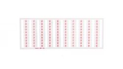 Ramka z oznacznikami 20x 160 170-200 nadruk czerwony 209-556 /5szt./