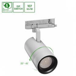 PAVA 2 NA SZYNOPRZEWÓD 3F 19-42W NW 230V 20-45ST IP20 RA90 BIAŁY 5 LAT GW. Z REG. MOCY SLI033030NW_PW