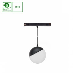 SYSTEM SHIFT SMART- GLOBE P oprawa kula zwis  fi100 (815mm kabel) 5W 165st czarny CCT/DIM 5 lat gw.. WLD+40001_SMART