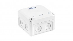 Puszka naścienna 85x85x54mm IP66 z membranami biała SNFK08 83168006