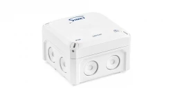 Puszka naścienna 85x85x54mm IP66 z membranami biała SNFK08 83168006