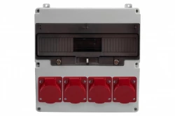 Rozdzielnica LAGO 17M - gniazda 4x32A 5p /17 modułów/ IP44
