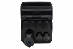 Rozdzielnica CAJA 12M SCENIC - gniazda proste 16A 3p, 6x230V /12 modułów/ IP44