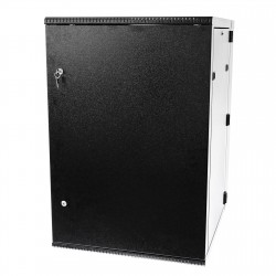 Szafa wisząca 19 18U/600mm drzwi pełne otwierane boki RAL 9005 BOCK-019-180-600-DP-C