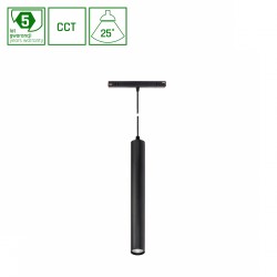 SYSTEM SHIFT SMART-  HANGIT oprawa zwis 40x297 (900mm kabel) 12W 25st czarny CCT/DIM 5 lat gw. WLD+40006_SMART