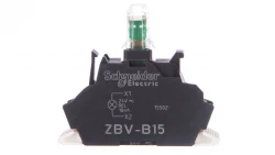 Oprawka z LED biała 24V AC/DC z łącznikiem ZBVB15