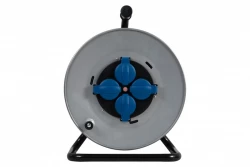Rozgałęźnik na bębnie metalowym MIDI-290 4x230V IP44 + termik