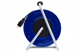 Przedłużacz na bębnie metalowym GRANDE-320 4x230V IP44 3x2,5 (OW) /50m/ z termikiem i kontrolką