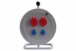Rozgałęźnik na bębnie metalowym MAKARA-370 2x32A 5p, 2x230V  IP44