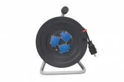 Przedłużacz na bębnie plastikowym NERO-290 3x230V IP44 3x2,5 (OPD) /50m/ z termikiem i kontrolką
