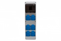 Rozdzielnica ULISSE 6M MAXI - gniazda 6x230V /6 modułów/ IP44