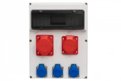 Rozdzielnica FEMO 13M - gniazda 2x16A 5p, 3x230V /13 modułów/ IP44