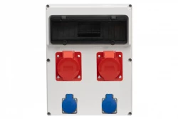 Rozdzielnica FEMO 13M - gniazda 16A 5p, 32A 5p, 2x230V /13 modułów/ IP44