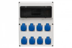 Rozdzielnica FEMO 13M - gniazda 8x230V /13 modułów/ IP44